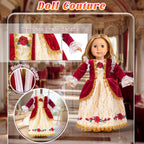 WONDOLL Ropa y accesorios para muñecas de 18 pulgadas, 18 inch, Princesa