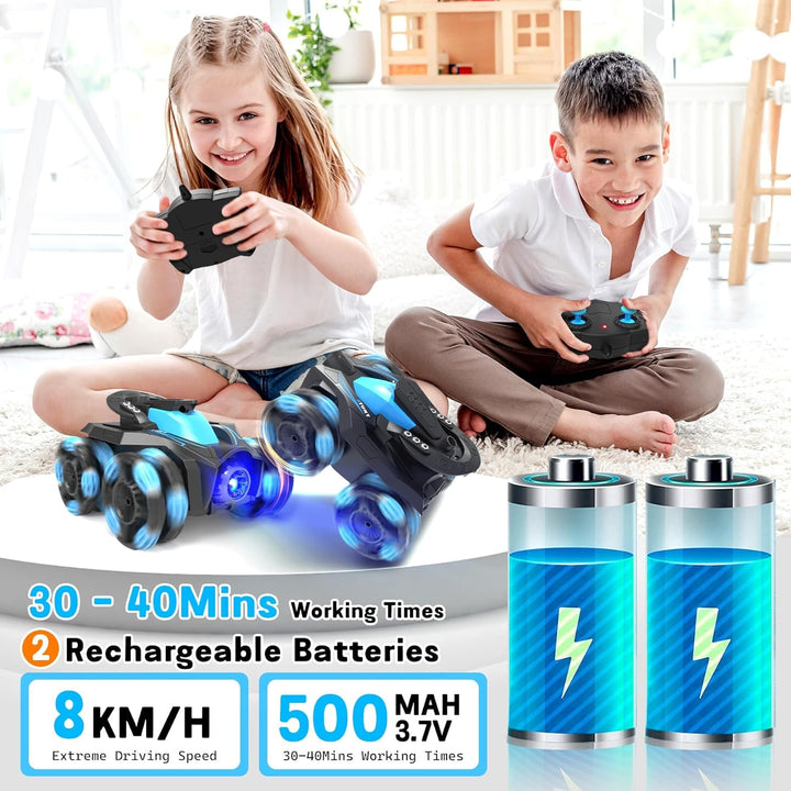 Eulogia Auto de acrobacias RC para niños de 5 a 12 alta