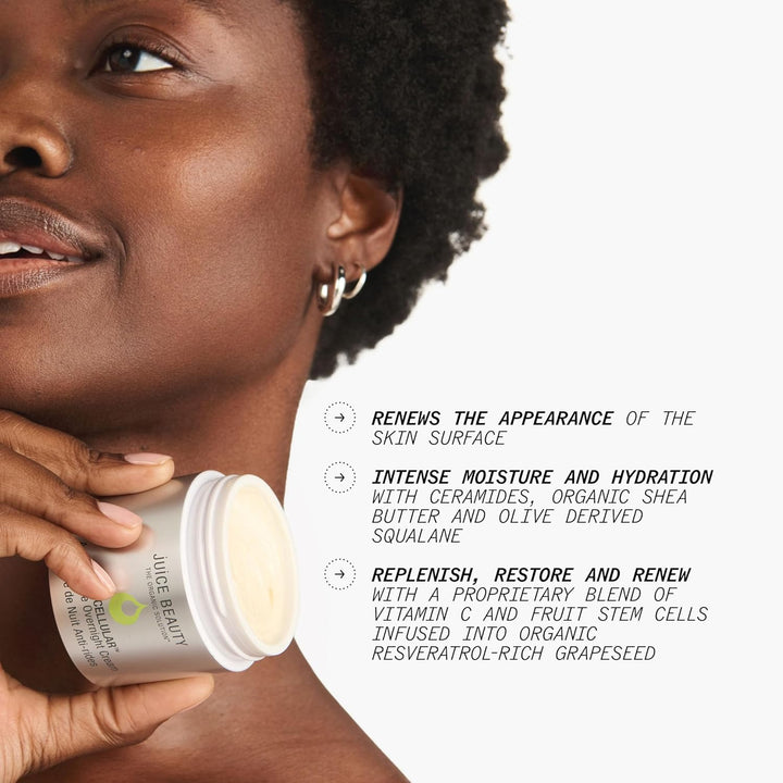 Juice Beauty Stem Cellular - Crema antiarrugas de ceramida durante...