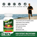 DEVA Tuba Prime Multivitamínico vegano – Suplemento dietético de vitaminas y minerales, 90 unidades
