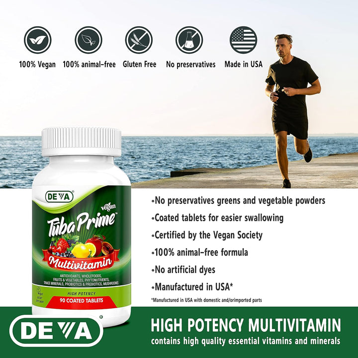 DEVA Tuba Prime Multivitamínico vegano \u2013 Suplemento dietético...
