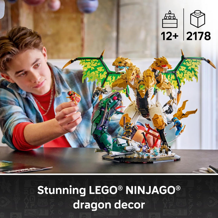 LEGO NINJAGO Batalla Ultradragón 71872 | Juguete de construcción co...
