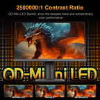 INNOCN 24.5" 2K QHD 2560x1440P 240Hz Mini Monitor LED para juegos,...