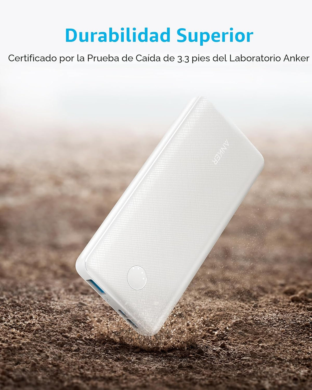 Anker Power Bank (PowerCore 10K), paquete de batería compacto de 10...