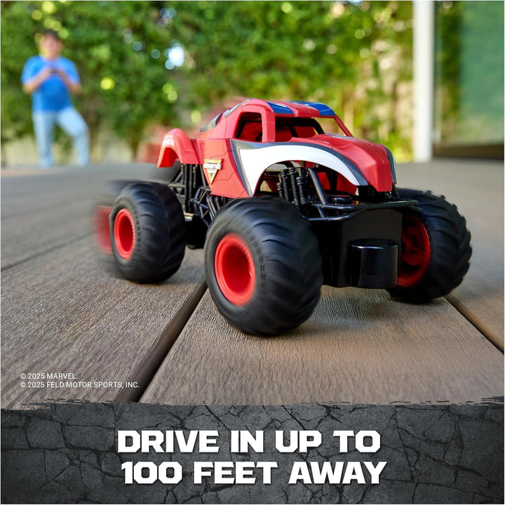Monster Jam, Marvel The Amazing Spider-Man RC Monster Truck, 1:24 S...