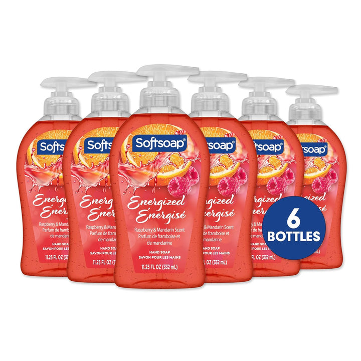 Softsoap Jabón líquido energizado para manos, sin parabenos, pH equ...