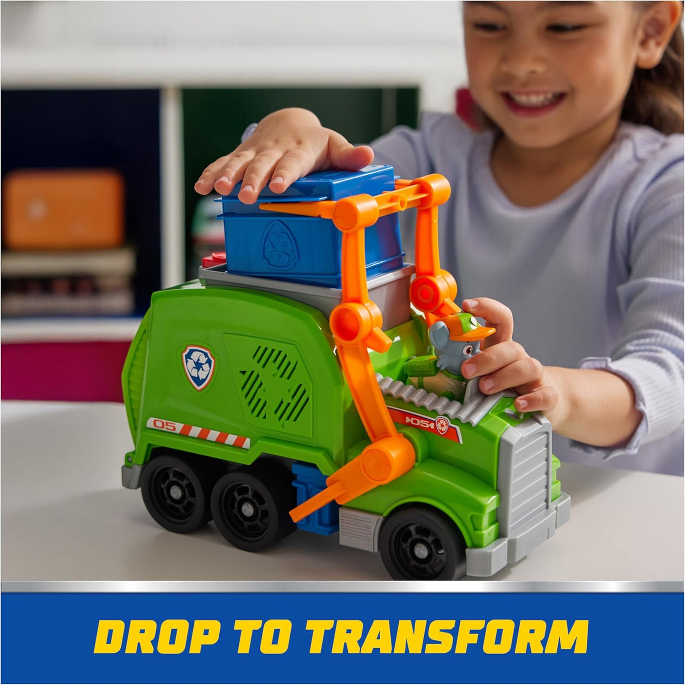 Paw Patrol Crush N Roll - Camión de reciclaje con figura