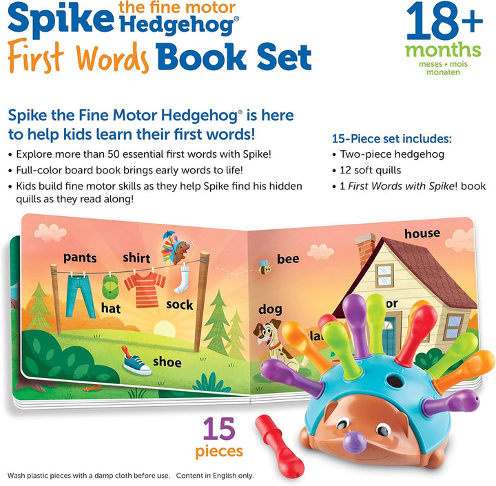 Learning Resources Spike the Fine Motor Hedgehog First Words - Jugu...