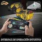 Mould King 17070 - Juego de construcción de excavadora RC para adultos, modelo de vehículo de construcción de camión de 4767 piezas, camión de control remoto APP con motores, juguetes de ingeniería STEM
