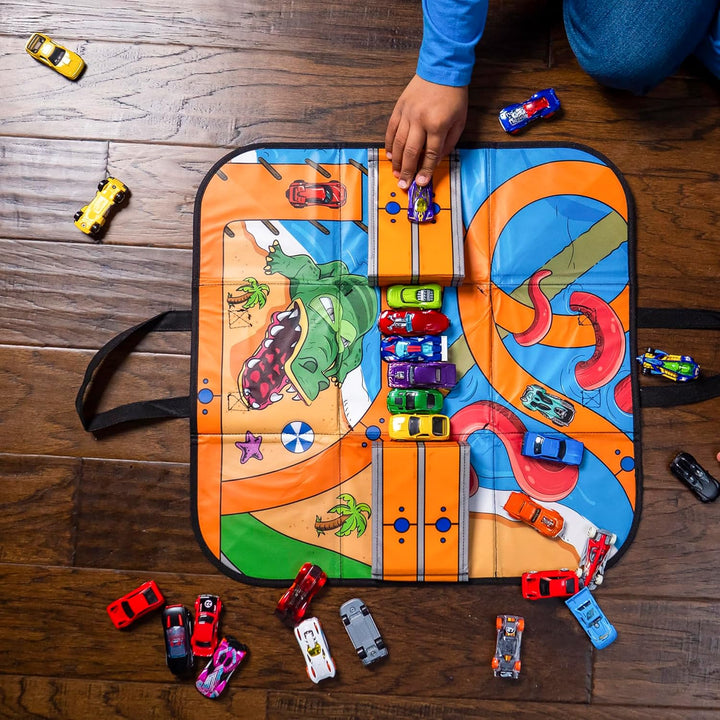 Hot Wheels Tara Toy: Rampa ZipBin Ramp It Up - Desabrocha para conv...