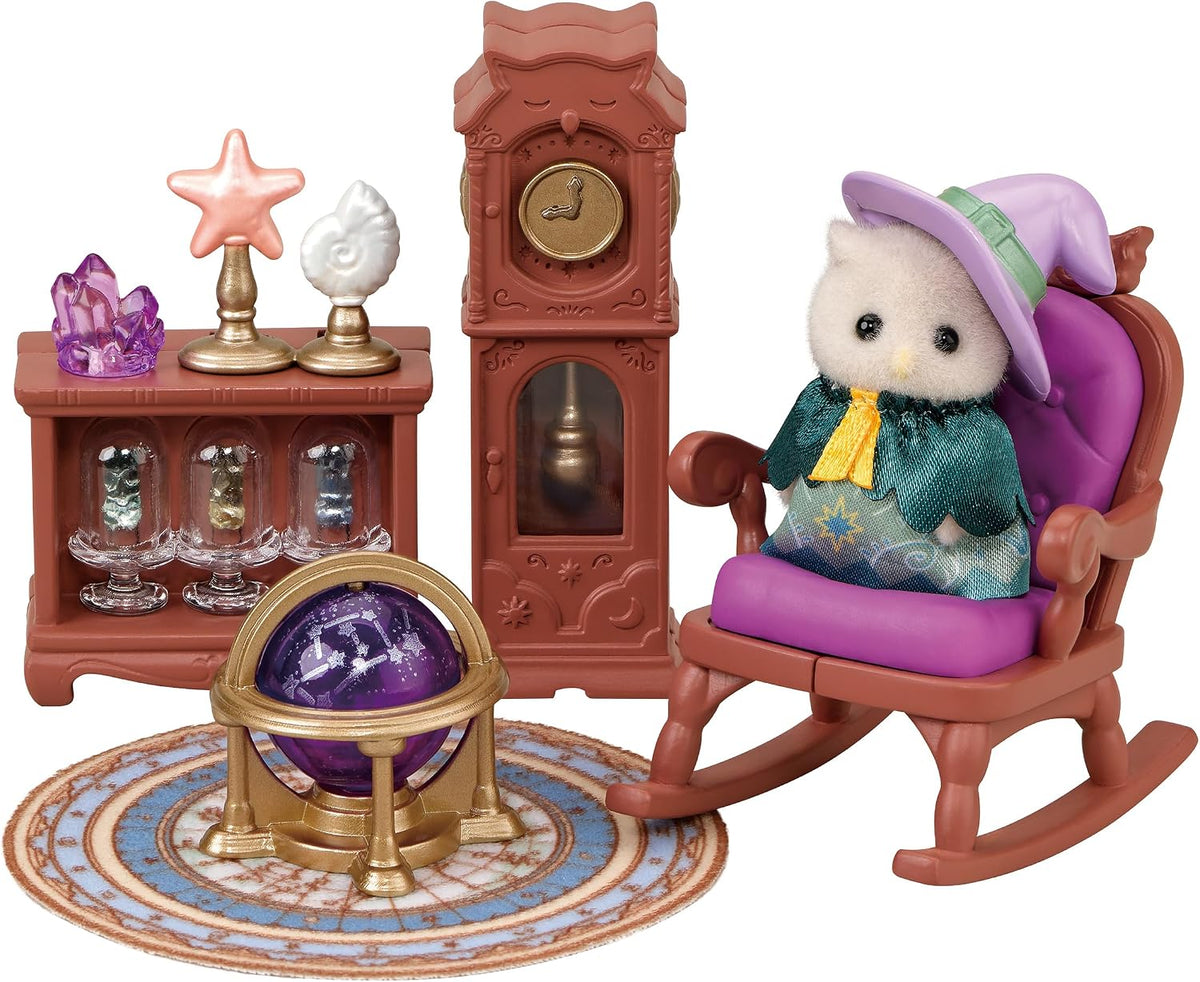 Sylvanian Families Sala de Búhos - LT-02 Aprobado por ST LT-02 Juguete de casa de muñecas LT-02 para niños a partir de 3 años por Sylvanian Families EPOCH Epoch