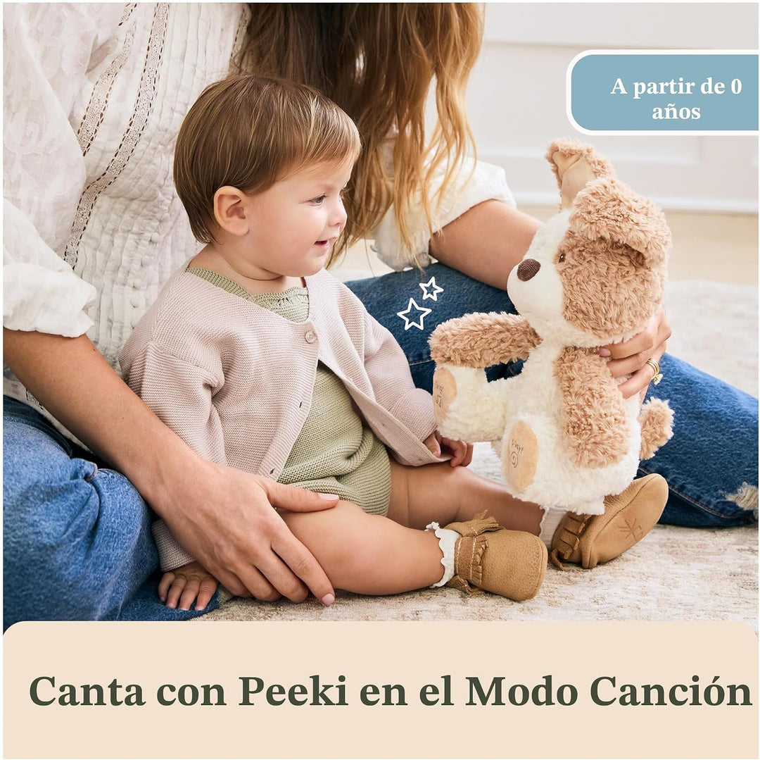 Gund Baby Peeki El Cachorro animado de peluche, juguete de peluche...