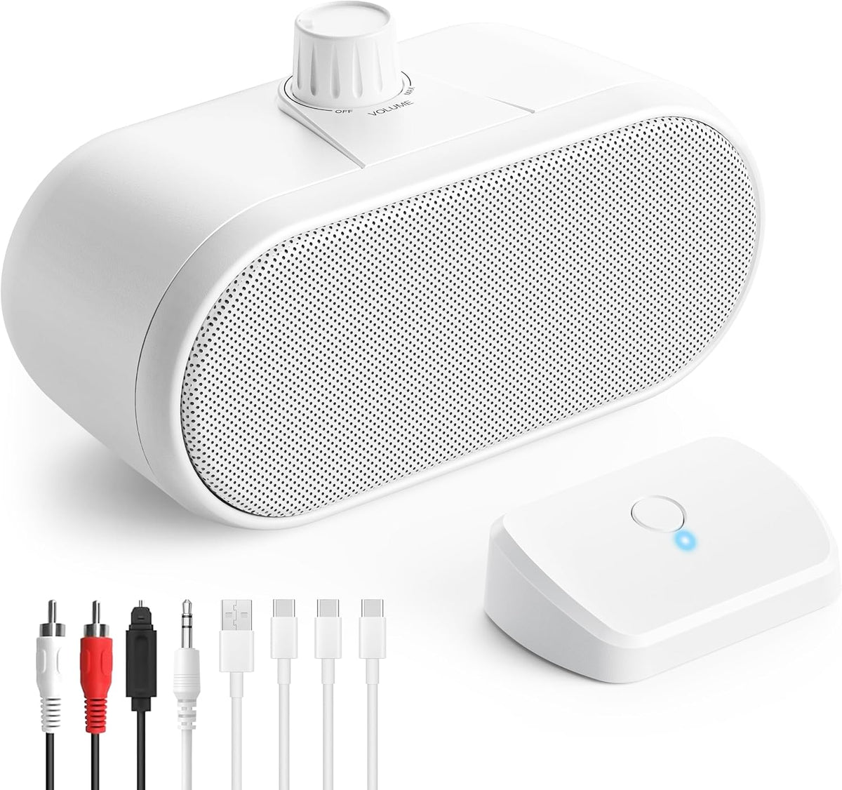 Altavoz inalámbrico de TV 2.4G para personas mayores, altavoz