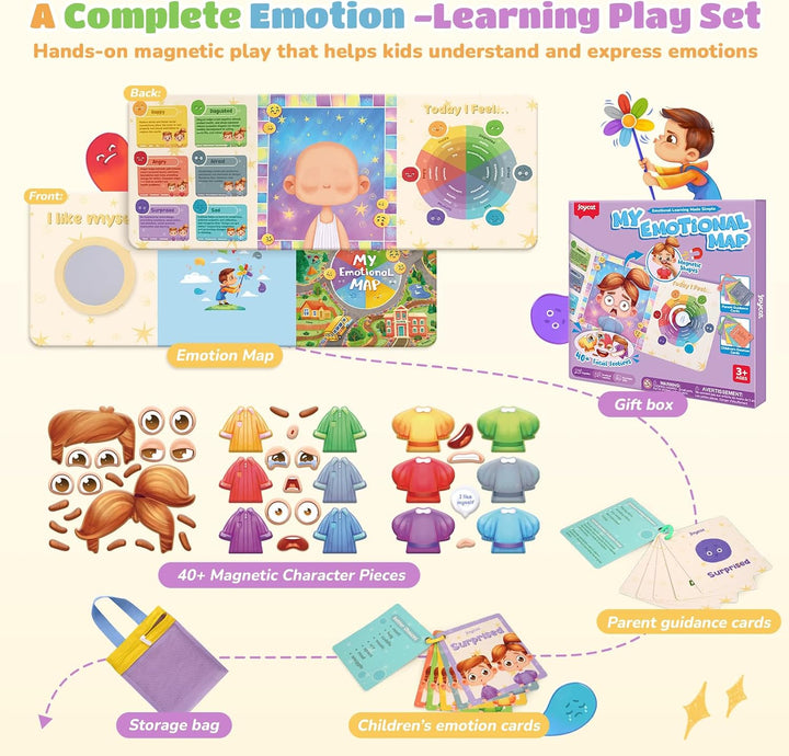 JoyCat Juegos de aprendizaje social emocional para niños de 3 a 5 a...
