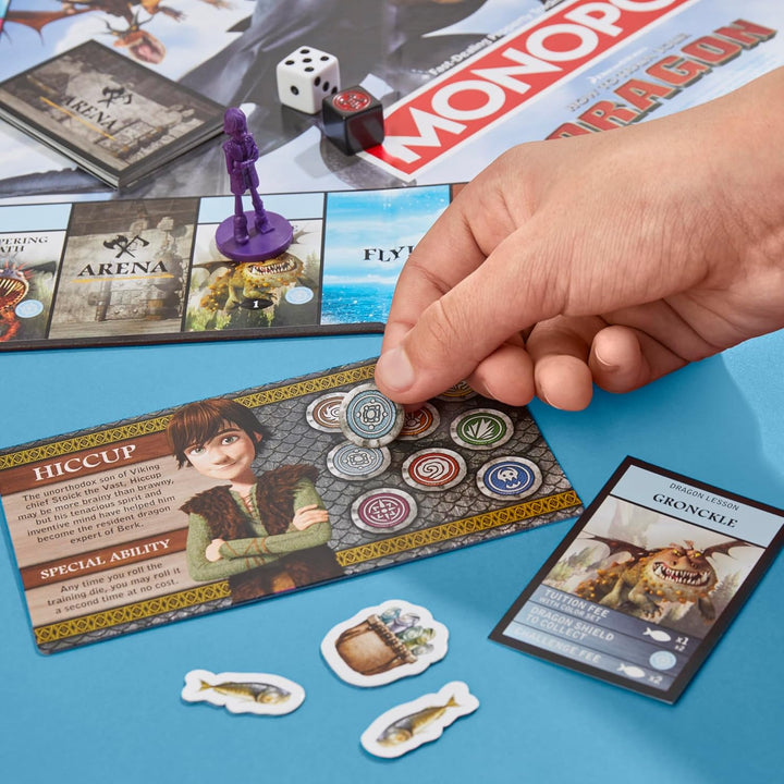 Monopoly DreamWorks - Juego de mesa How to Train Your