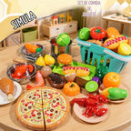 Rileryan Juego de accesorios de cocina de comida de juego de simulación
