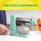 Yonanas Máquina de hielo afeitado portátil inalámbrica y recargable con funcionamiento manos libres para conos de nieve esponjosos, granizados y bebidas congeladas, carga USB-C, 2 moldes de hielo