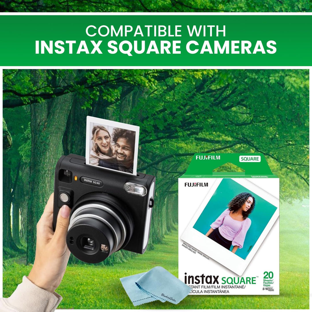 Fujifilm Película instantánea Instax Square \u2013 20 exposiciones...