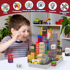 150 bloques magnéticos, juego de juguetes de construcción magnéticos de araña para niños a partir de 3 años