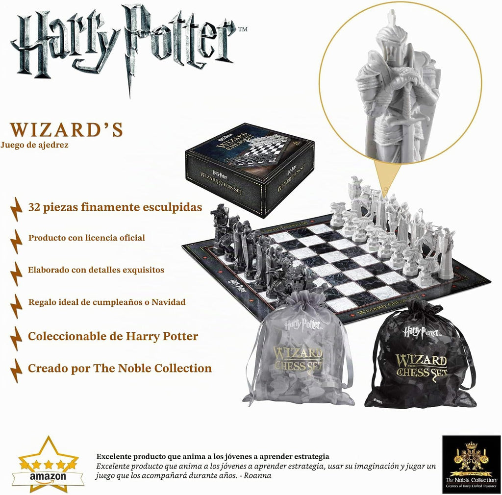 Juego de ajedrez de Harry Potter de The Noble Collection