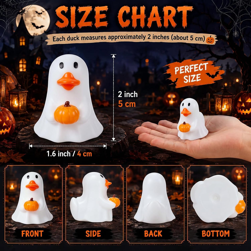 DEEKIN 24 patos de goma de Halloween a granel