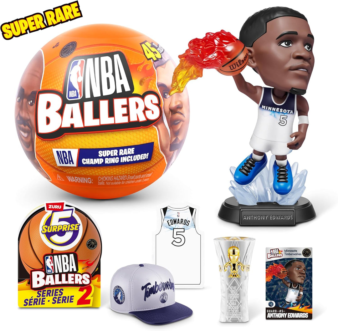 5 Surprise NBA Ballers Series 2 de ZURU coleccionable con