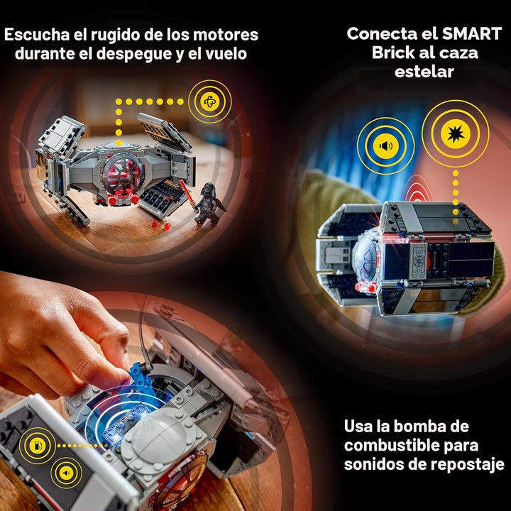 LEGO Star Wars SMART Play: Darth Vader TIE Fighter - Juguete intera...
