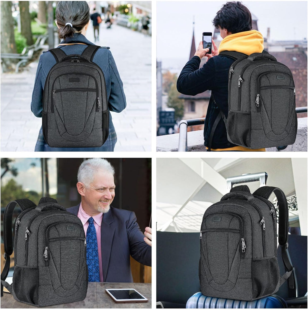 Mochila para portátil de viaje, mochilas escolares extra grandes de...