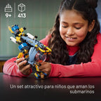 LEGO Technic Submarino de Investigación de Aguas Profundas - Juguete de Construcción para Niños, Niños y Niñas, a Partir de 9 Años - Idea de Regalo Creativa y Única para Cumpleaños - Hélices Movibles
