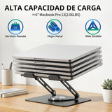 ALASHI Soporte para laptop para escritorio con base giratoria de 36...