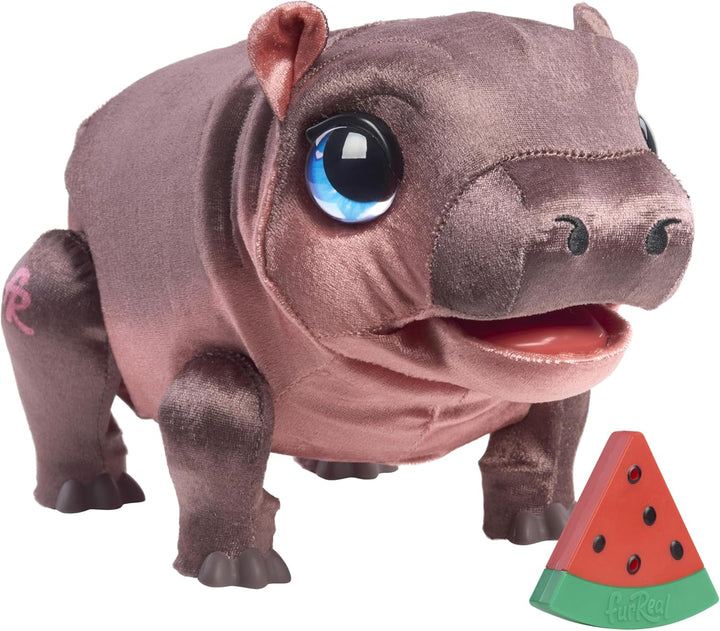 FurReal Sally The Silly Hippo 9 Inch Interactive Plush