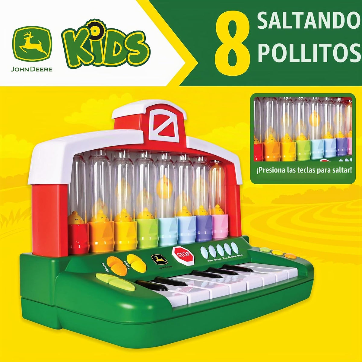 John Deere Piano musical de granjero