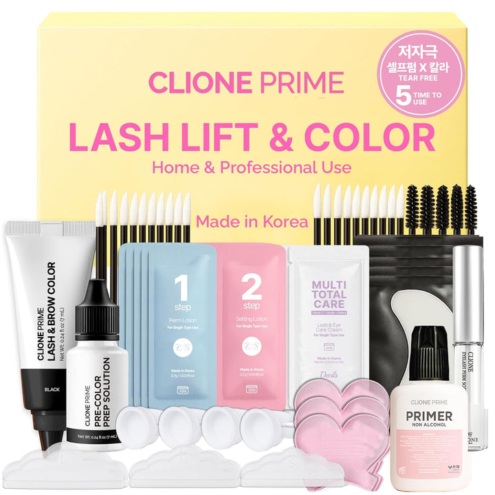 Korean At Home - Kit de levantamiento de pestañas y color \u2013 Co...