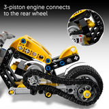 LEGO Technic - Juguete de motocicleta amarillo \u2013 Juguete de co...