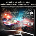 CRUA Monitor curvo para juegos de 32" 4K 240 Hz, 1500R, FreeSync, p...