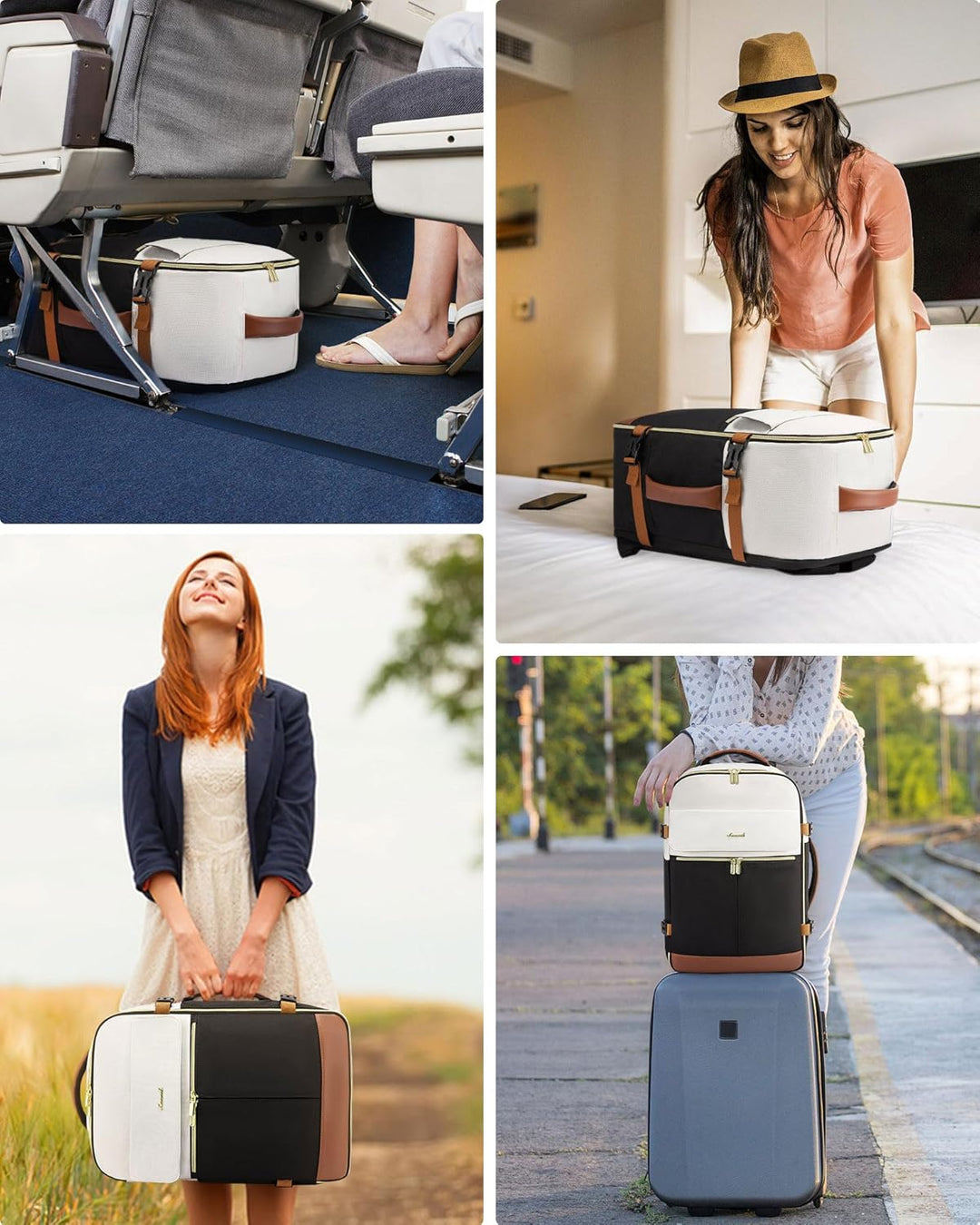 LOVEVOOK - Mochila de Mano, Mochila de Viaje de 40L para Mujer con...