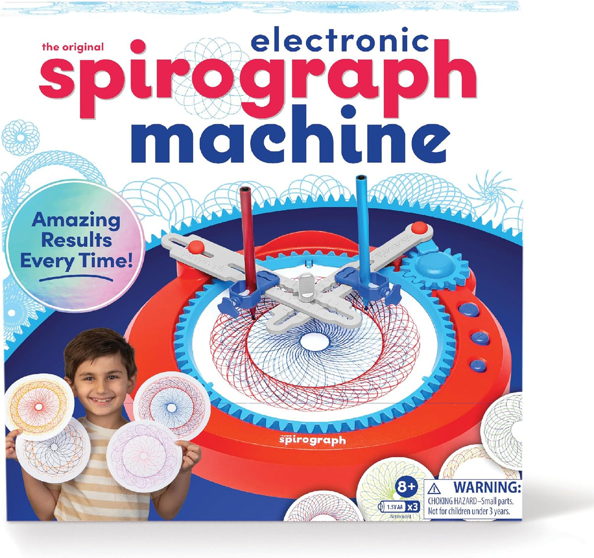 Máquina Eléctrica Spirograph - Artes y Manualidades, Juguetes para Niños, Suministros de Arte, Suministros de Manualidades, Juego de Dibujo, Arte en Espiral, Kit de Diseño de Engranajes Clásico