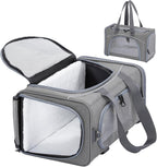 Petsfit Transportador de aerolíneas para gatos pequeños, colocación bidireccional, hasta 9 lb