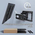 PERLESMITH Soporte de pared para TV de movimiento completo para televisores