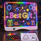 Tablero de dibujo LED de 16 pulgadas para niños, juego de regalo de