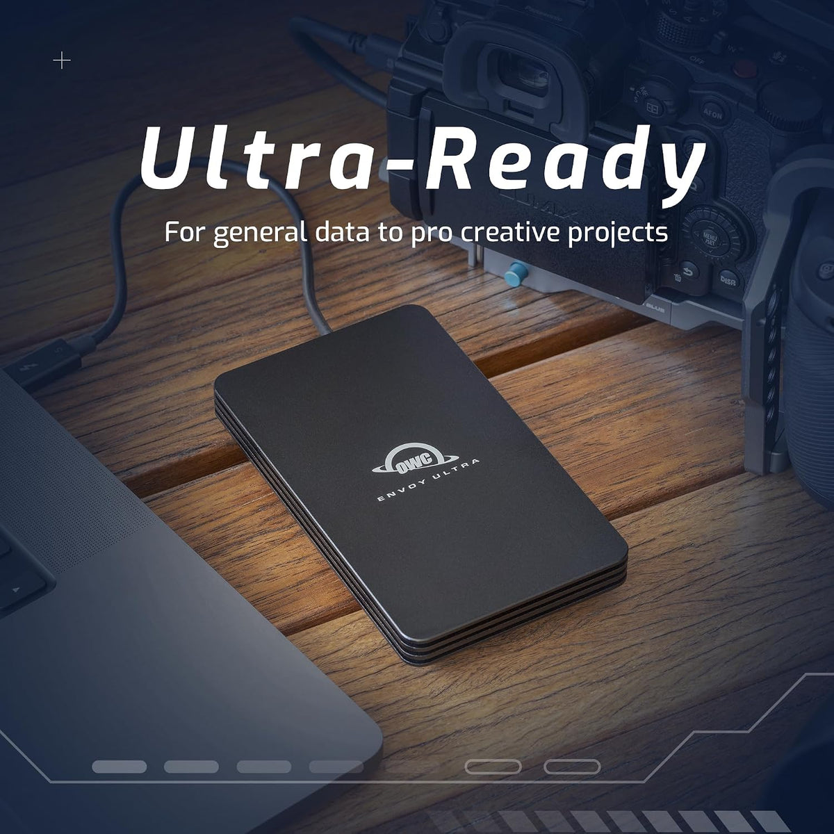 OWC Unidad externa de caja SSD portátil Envoy Ultra Thunderbolt 5 de 8 TB