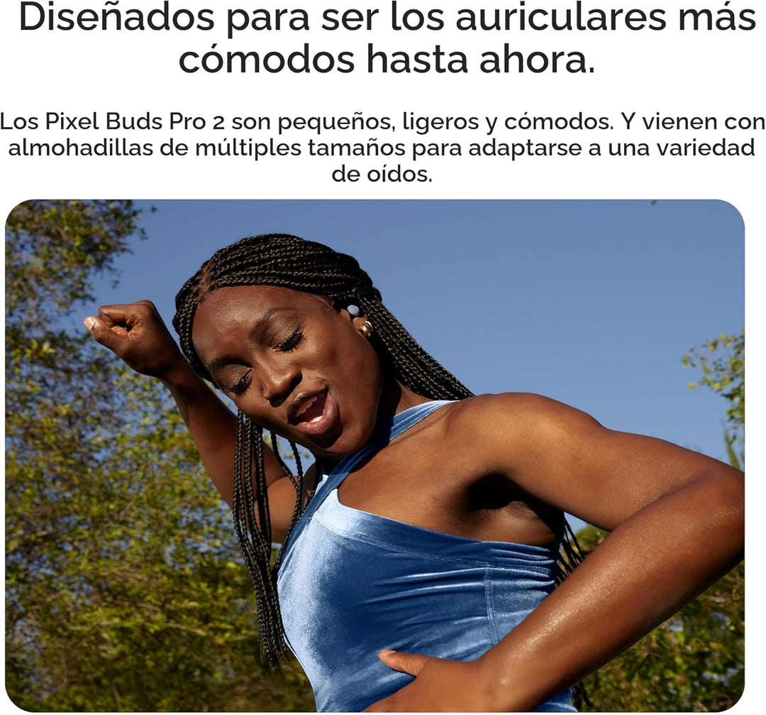 Google Pixel Buds Pro 2 - Auriculares inalámbricos Bluetooth con ca...