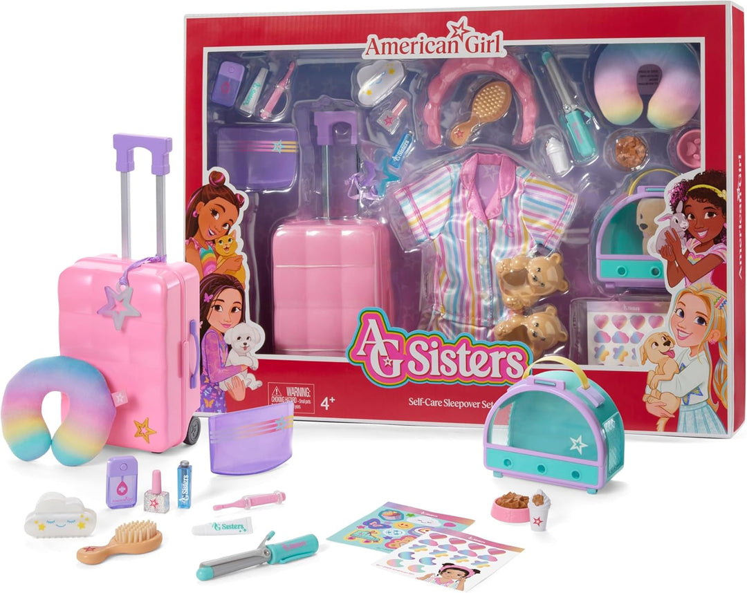 American Girl, AG Sisters Conjunto de Pijamada de Autocuidado, Jueg...
