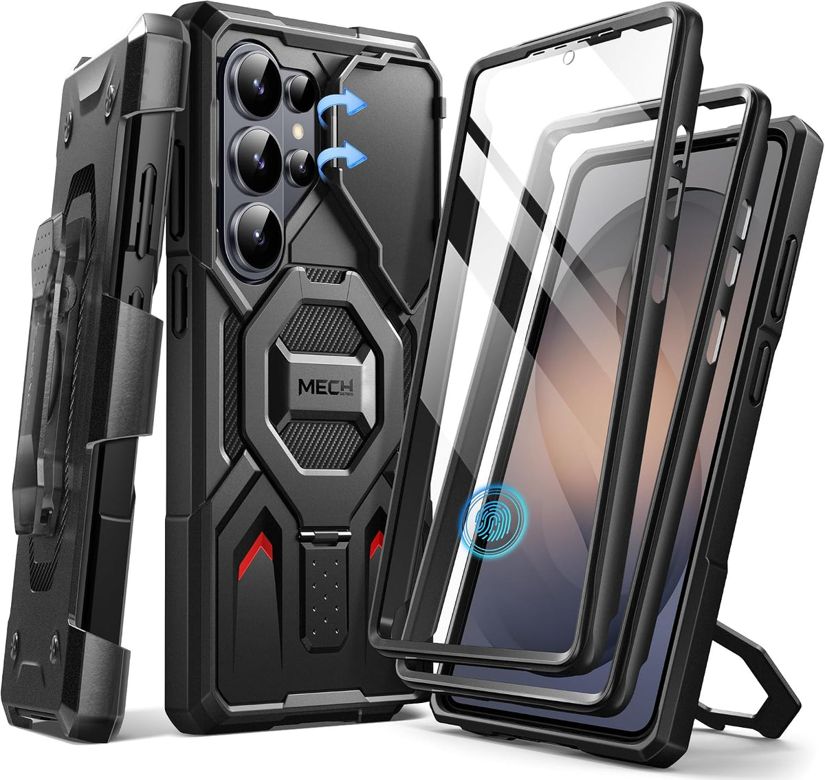 TONGATE Funda con soporte magnético para Samsung Galaxy S26 Ultra, color