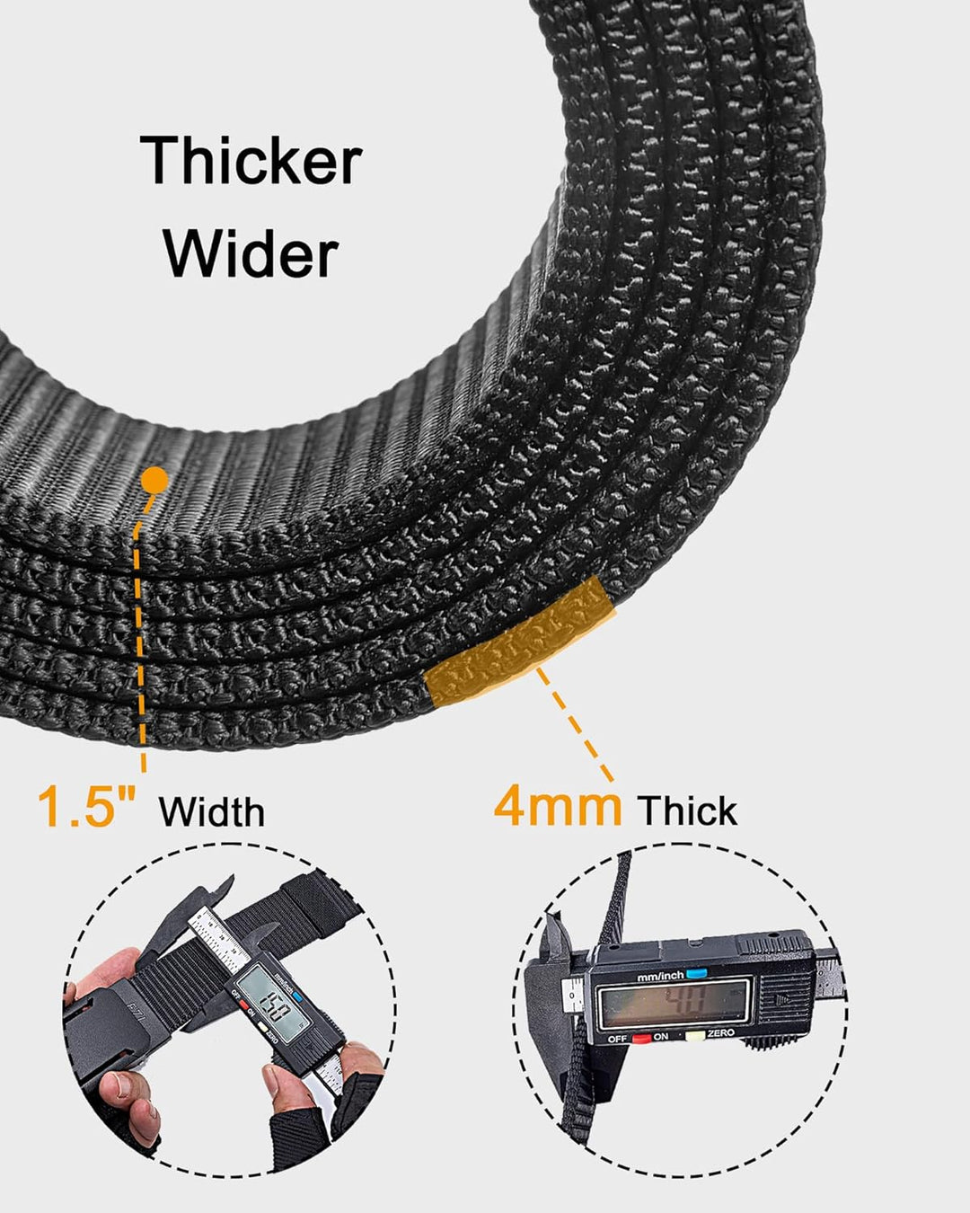 EZL Cinturón táctico de trinquete para hombres, cinturón de nailon...