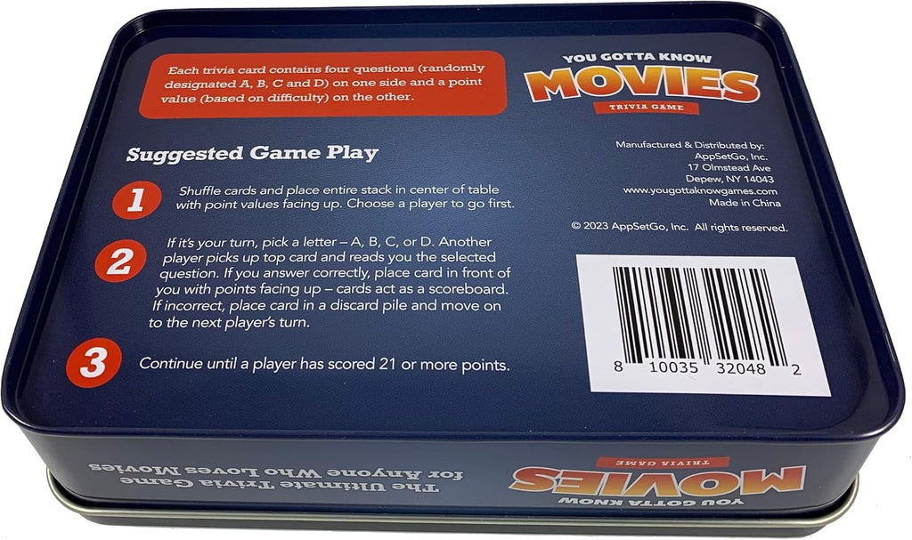 You Gotta Know Películas - Juego de Trivia