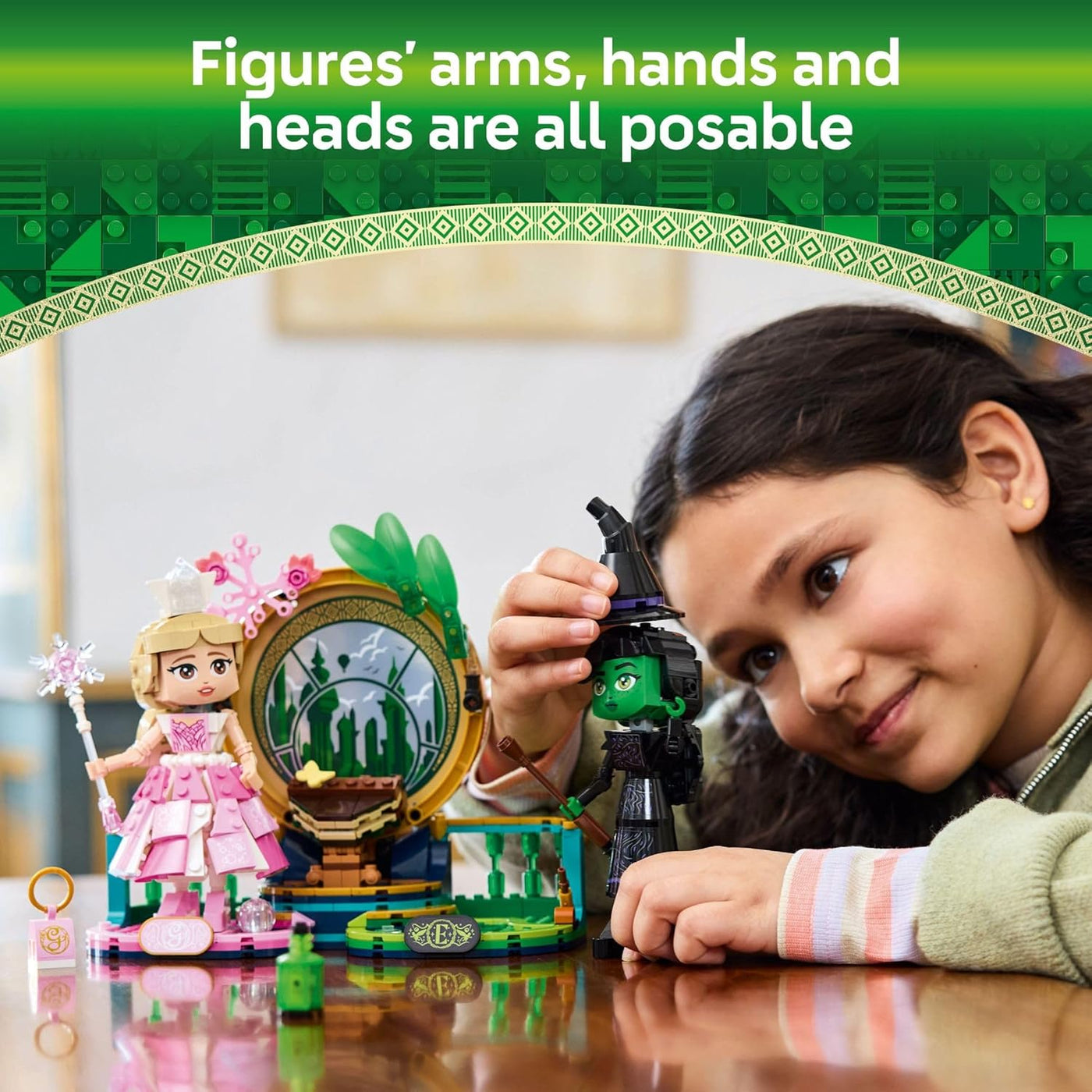 LEGO Wicked Elphaba Glinda Figures Juguetes de