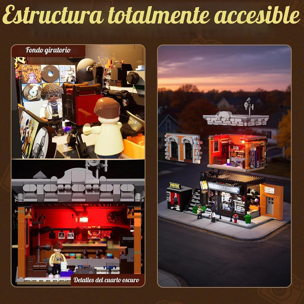 Lumibricks Juego de ladrillos de construcción de iluminación para estudio