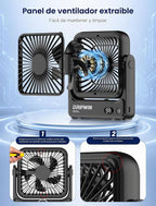 DRIFWIN Ventilador magnético aprobado por crucero, ventilador de vi...