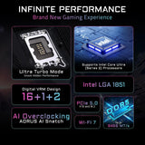 GIGABYTE Z890 AORUS Elite WIFI7 Plus Intel LGA 1851 ATX placa base,...